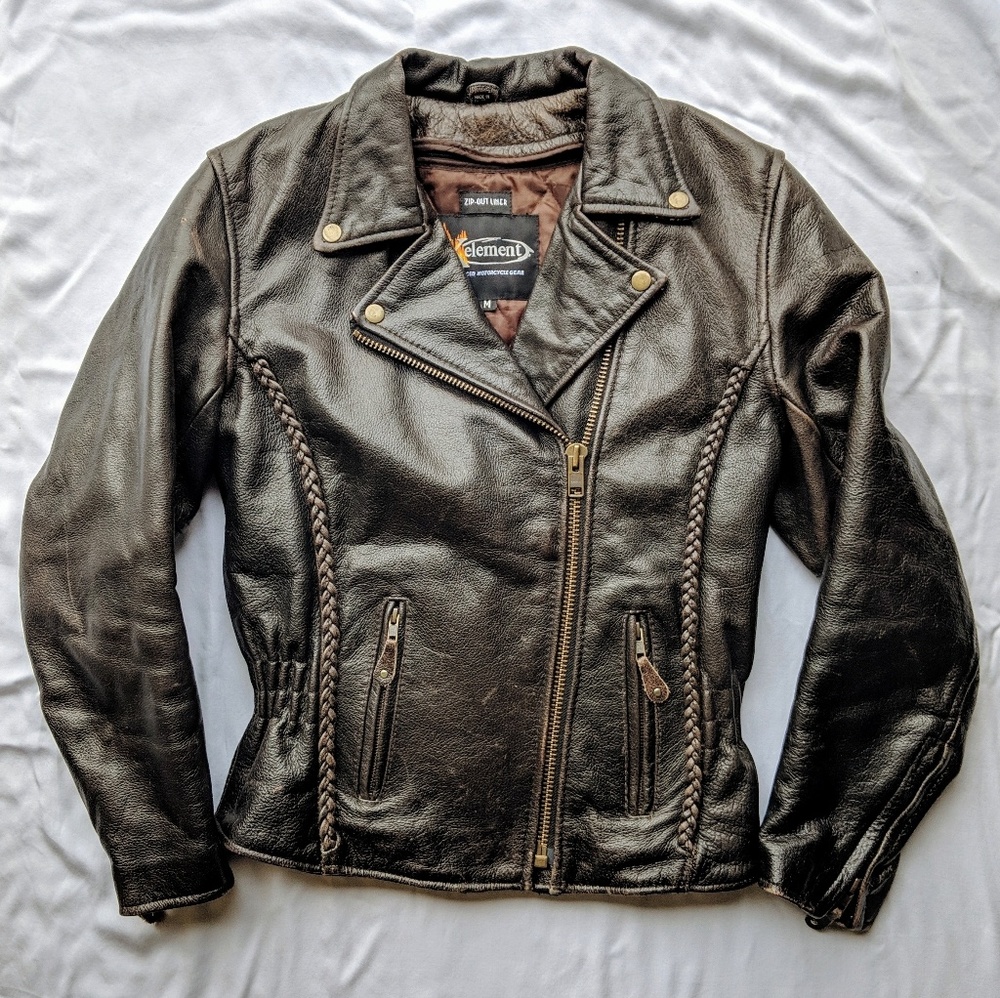 *GONE* X Element Chocolate Motorcycle Jacket